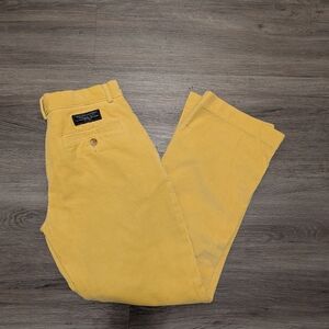 Polo by Ralph Lauren Men's Yellow Corduroy Pants